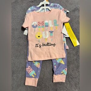 Infant Baby Girl 4pc Snug Fit Cotton Pajamas Set - 12m - Koalababy